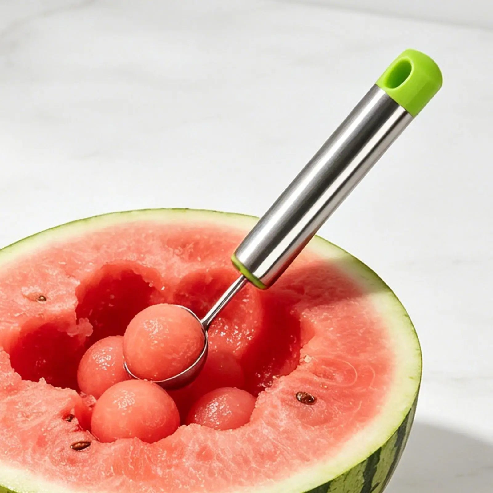Watermelon Ball Scoop Fruit Spoon Ice Cream Sorbet Stainless Steel Cooking Tool Kitchen Accessories Ice Cream Gadgets tools Oasis Select