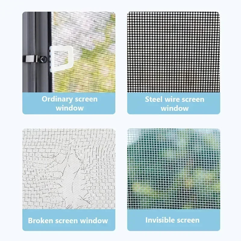 Window Screen Tape Anti-mosquito Screen Repair Subsidy Door Curtain Mosquito Net Hole Patch Repair Self-adhesive Screen Tape Oasis Select