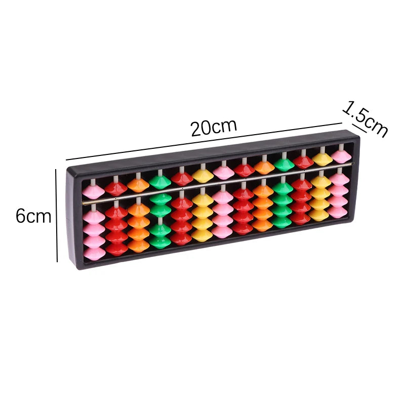 Math Learning Tool For Children Portable Chinese 13 Digits Column Abacus Arithmetic Soroban Calculating Counting Oasis Select