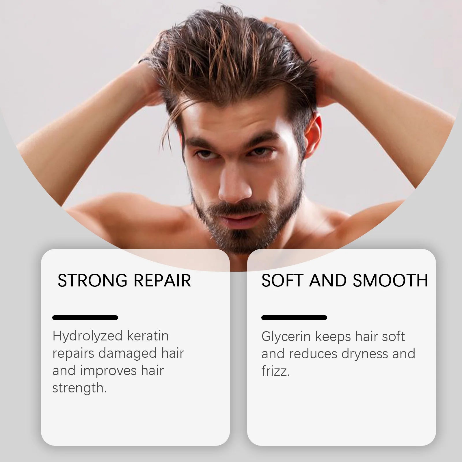 East Moon Keratin Hair Styling Cream – Strong Hold Matte Finish Hair Styling Cream Oasis Select