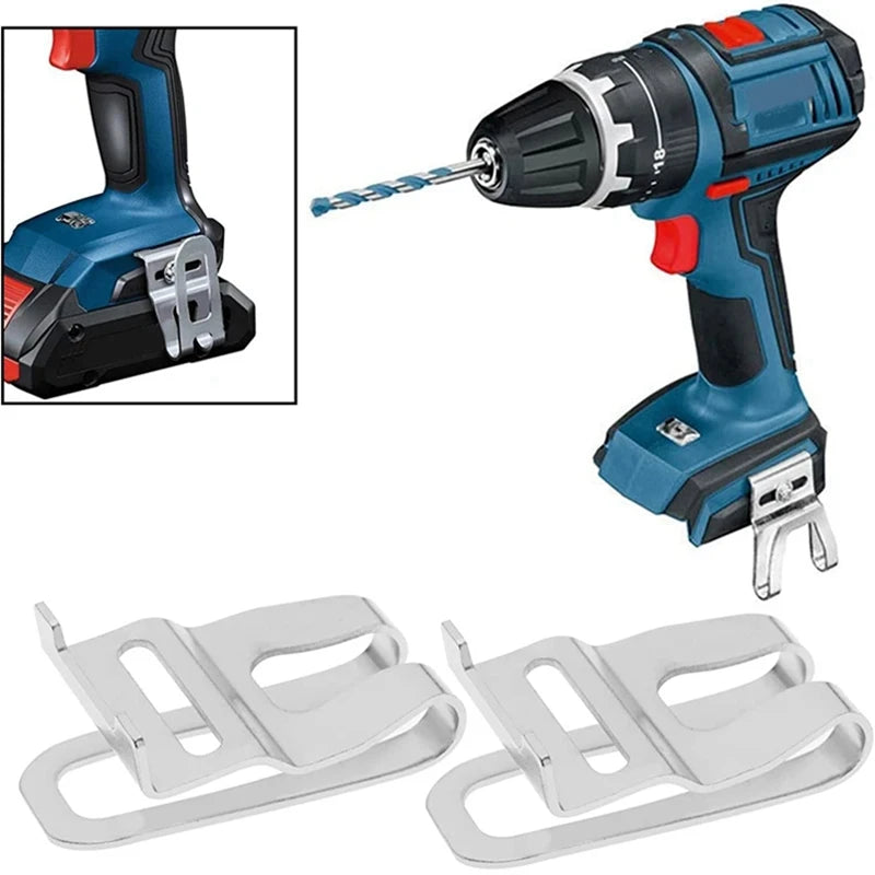 WISH 5Pcs Resistance Electric Drill Belt Clip Replacement Hooks Tool Holder Impact Drills Tool Belt Holder Clip Oasis Select