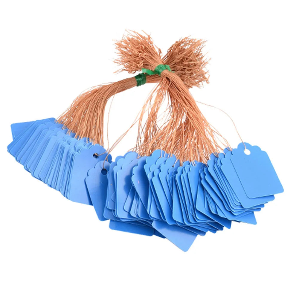 100pcs Waterproof Plastic Plant Hanging Tags | Garden Labels Garden Plant Labels Oasis Select blue