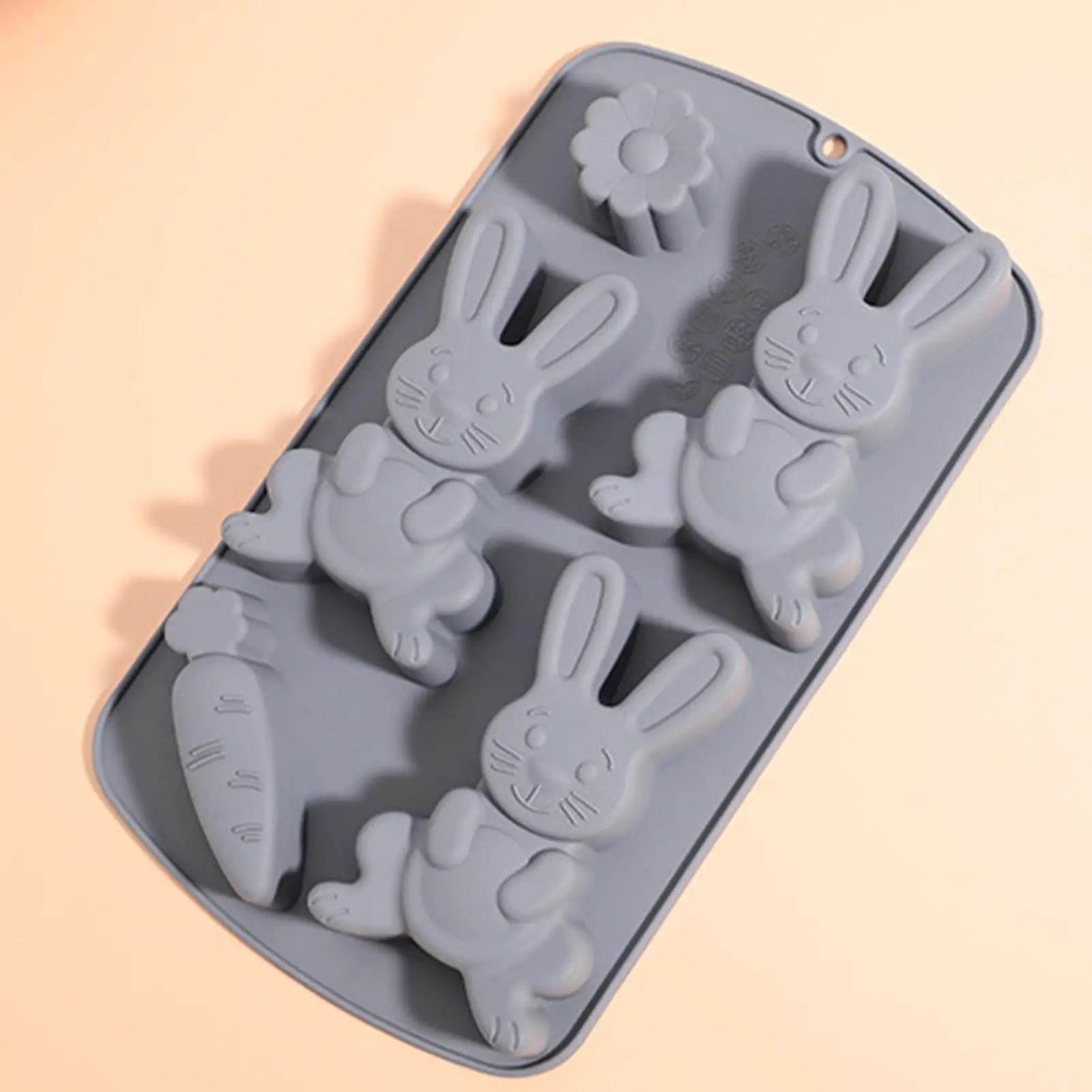 Easter Silicone Mold Cake Chocolate Cookie Baking Mould Rabbit Colored Holiday Easter Decoration Kitchen Bakeware tools Oasis Select