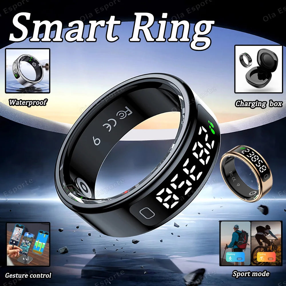 Ola Esporte R11C Smart Ring – SpO2, Heart Rate & Gesture Control
