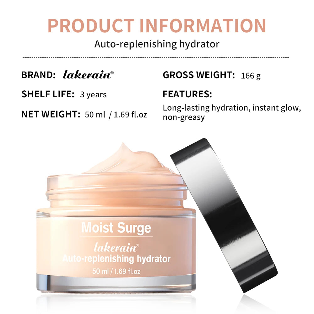 Auto Replenishing Hydrator 50ML Deep Long Lasting100H Hydration Instant Glow Boost Skin Moisturizing Skin care Face cream Oasis Select