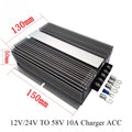 12V/24V to 58V 10A Charger DC Step Up 48V Lithium Iron Phosphate Battery for Ship RV CE for LiFePO4 Li Ion Lipo Battery Oasis Select 58V10A Charger 12V24V 58V