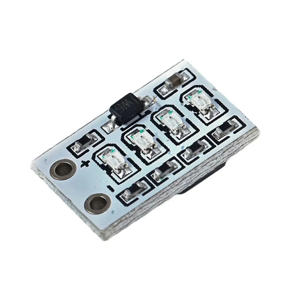 1S/2S/3S Ultra-mini 4-light Power Indicator Module 1/2/3 Series Lithium Batteries 18650 Power Battery Level Indicator Module Oasis Select 2S series 8.4V