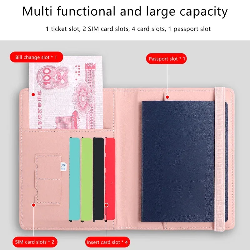 Waterproof PU Leather Passport Holder & Travel Wallet Passport Holder Wallet Oasis Select