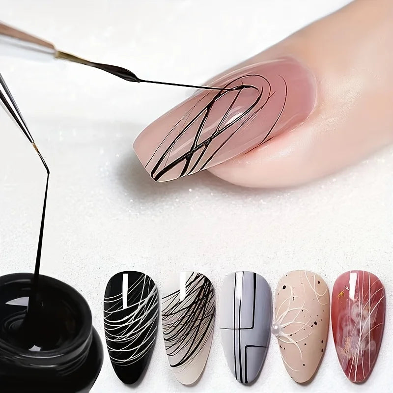 Elastic Carving & Painting Nail Gel Polish – 4 Color Set Nail Art Gel Oasis Select