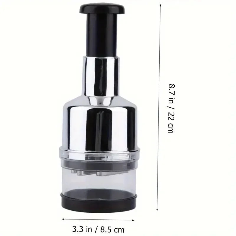 Manual Garlic Chopper Garlic Crusher Pressing Handheld Food Chopper Slicer Vegetable Cooking Crusher Gadgets Kitchen Accessories Oasis Select