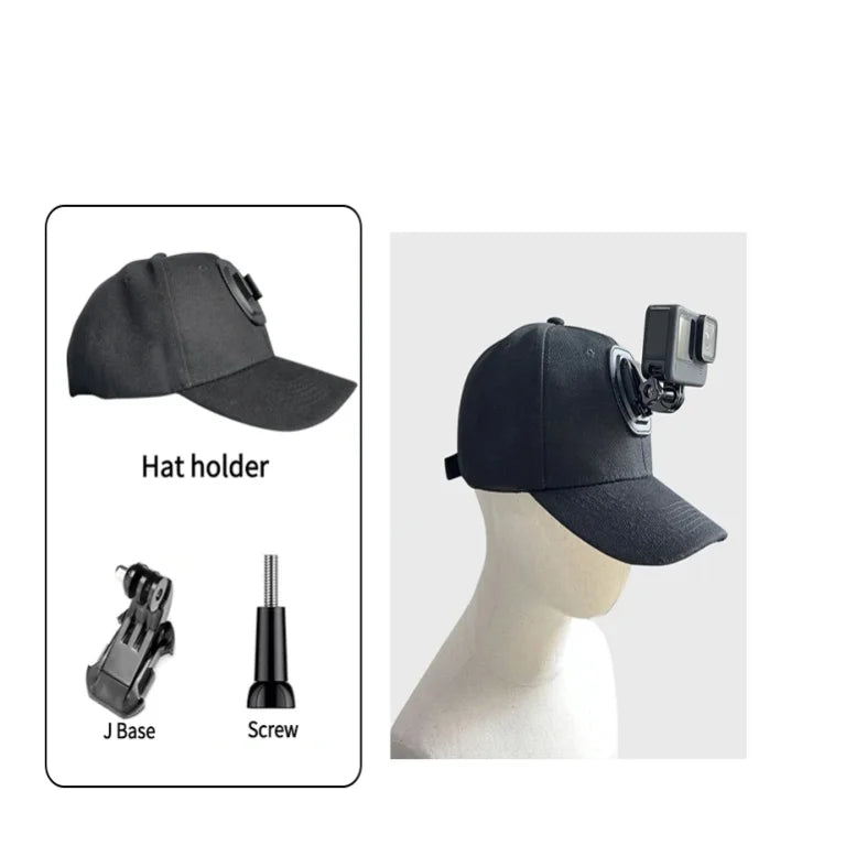 Baseball Cap Action Camera Mount – GoPro, DJI & Insta360