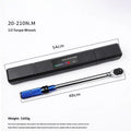 1Pcs 5-210Nm Preset Spark Plug Tool With Swivel Head 1/4" 3/8" 1/2" Drive Adjustable Torque Wrench For Car Bike Repair Oasis Select 210nm
