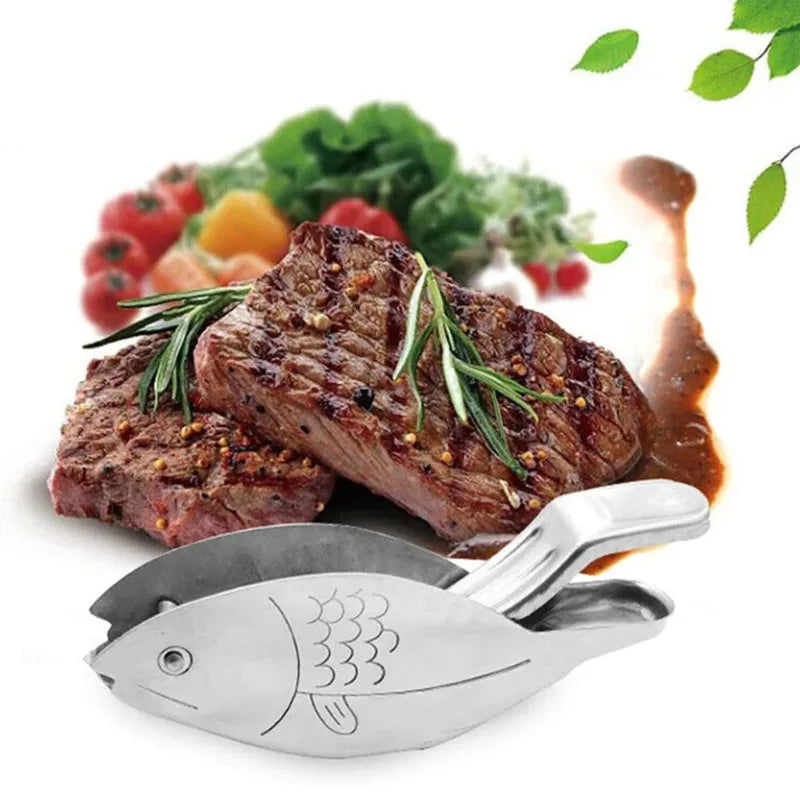 Fish Shaped Manual Citrus Squeezer Hand Press Fruit Juicer Portable Small Extractor for Lemon Orange Lime Bar Kitchen Oasis Select