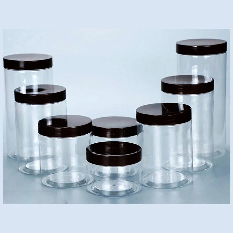 PET Clear Sealed Food Storage Jar – Wide Mouth Airtight Container