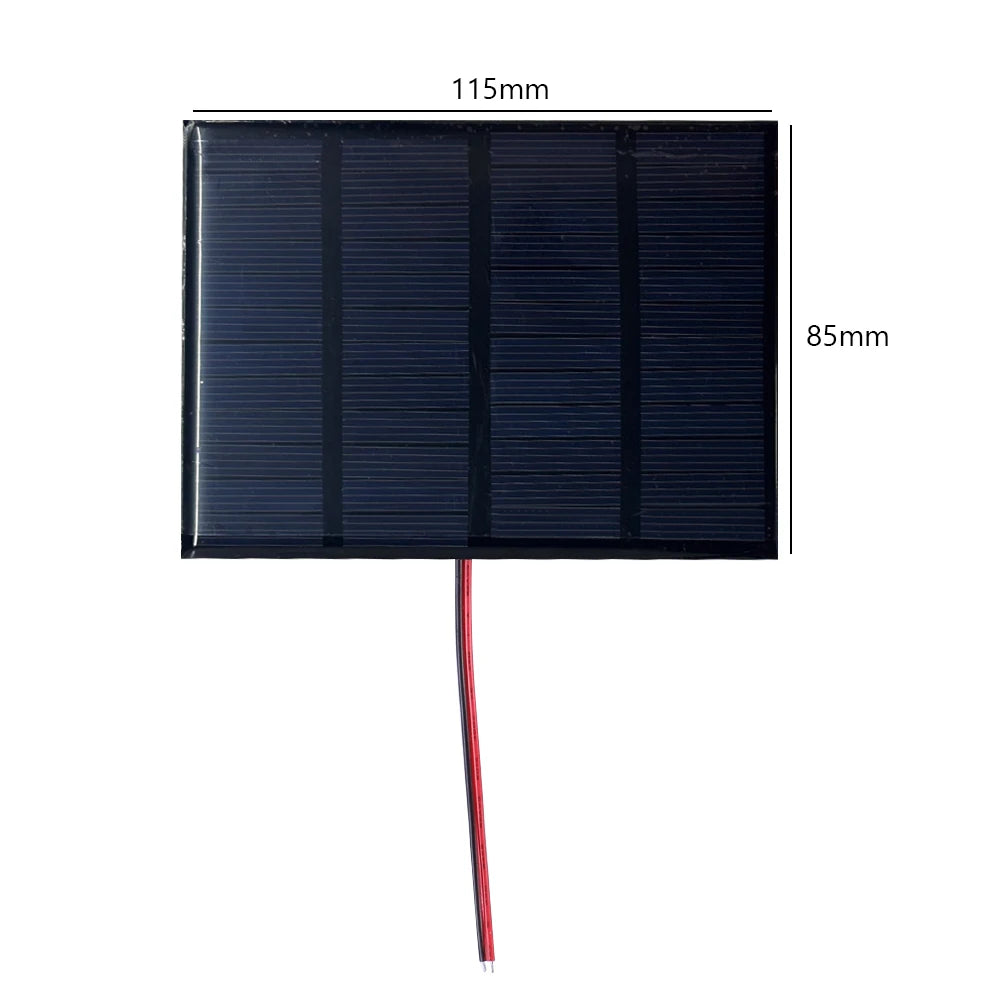 3W 12V Polycrystalline Solar Panel Charger with Cable – DIY Solar Charging Panel Oasis Select