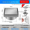 304 Stainless Steel Tile-Inlay Floor Drain Maintenance Access Port