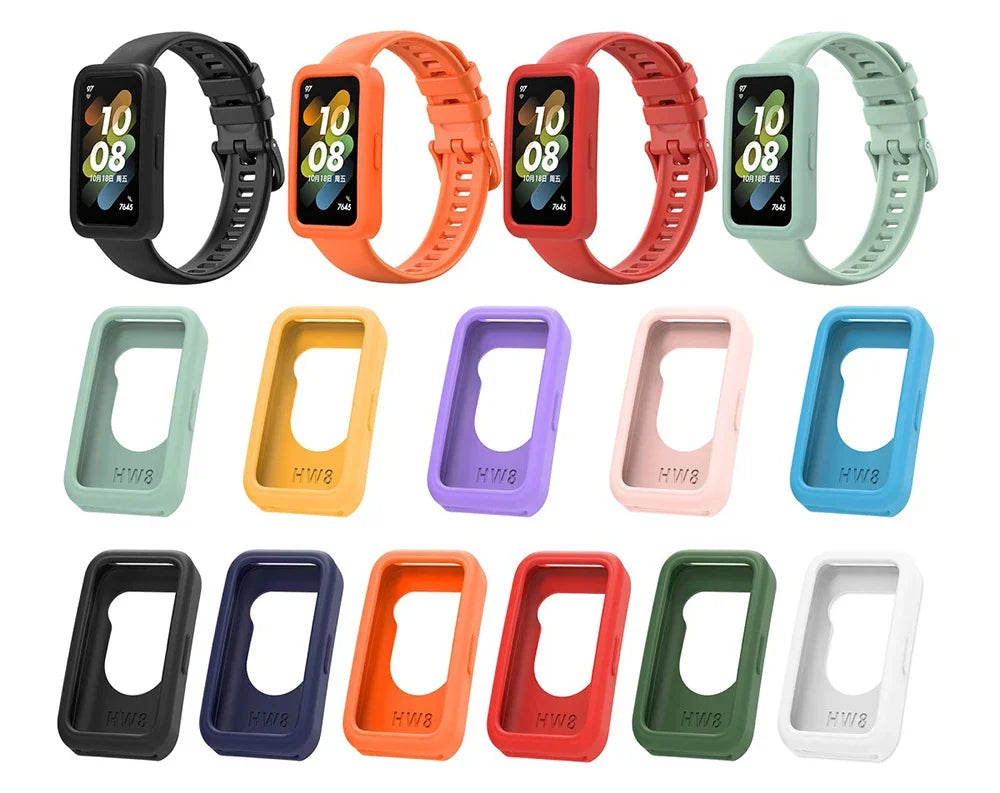 Silicone Strap & Case for Huawei Band 8, 9 & 10 | All Sizes Smart Watch Band Oasis Select