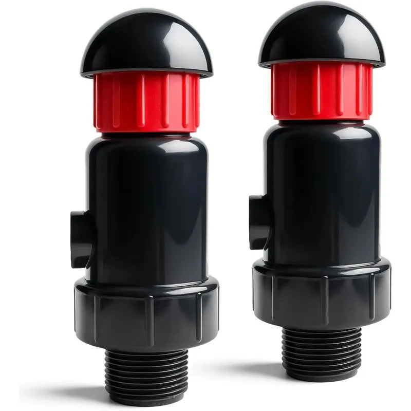 2pcs Air& Vacuum Relief Valve for Water Tanks, 3/4 1 Inch Automatic Air Vent Valve BS Thread Connection, Drip Irrigation Systems Oasis Select