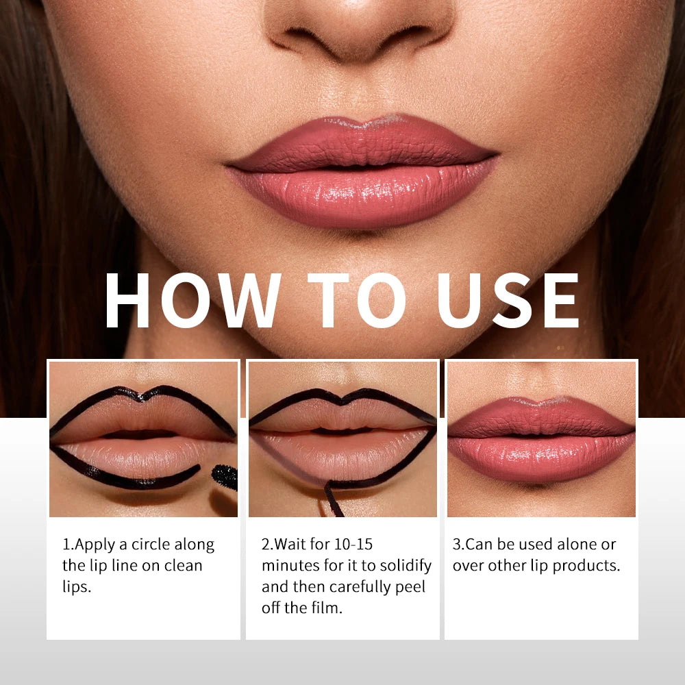 Peel Off Lip Stain Magic Lips Tattoo Long Lasting Waterproof Smudge Proof Transfer Proof Cosmetic Matte Lip Liner Pencil Oasis Select