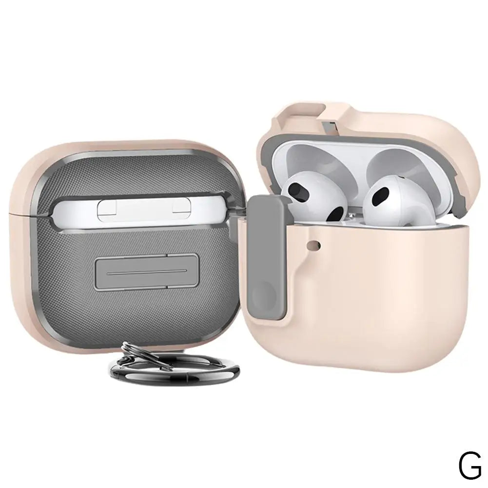 Silicone Case for AirPods 4 – TPU+PC Protective Cover