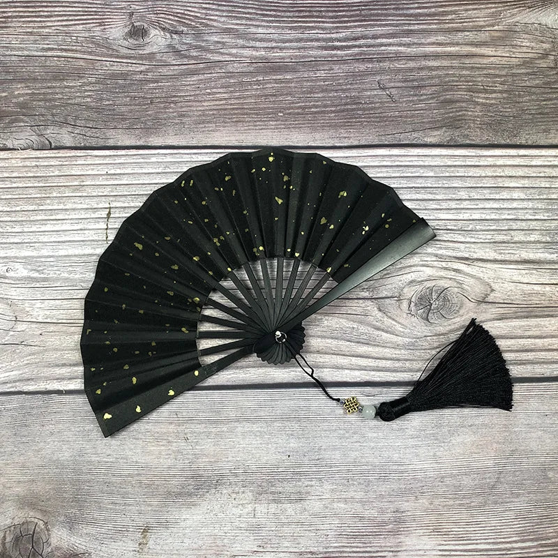 4-6 Inch Mini Folding Fan Portable DIY Painting Children'S Fan Ancient Style Held Dance Fans Party Wedding Summer Fan Accessorie Oasis Select K