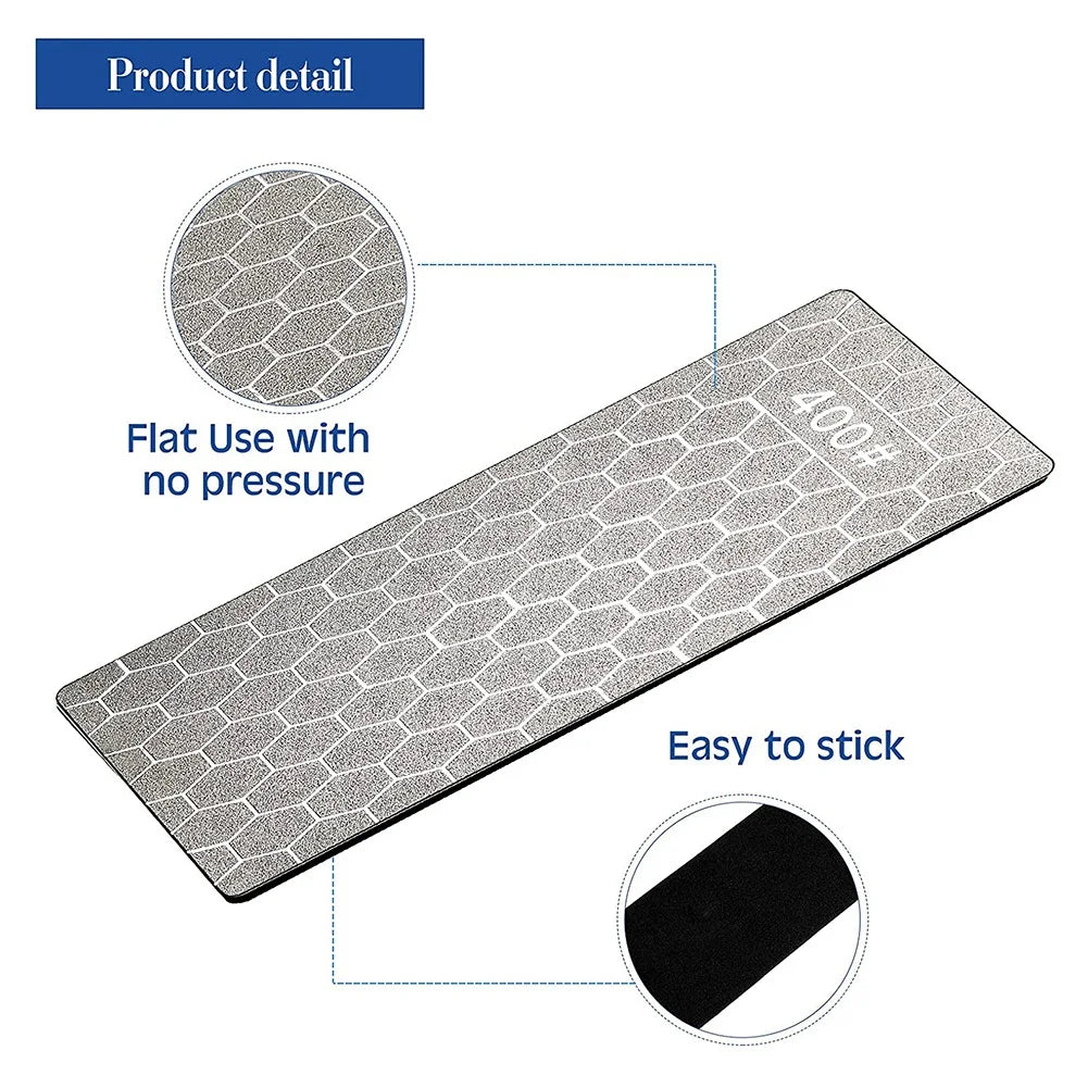 LIKE WISH 3Pcs Diamond Sharpening Stone Set Diamond Plate Sharpening Stone Professional Bench Stone(400 , 600 , 1000 ) Oasis Select