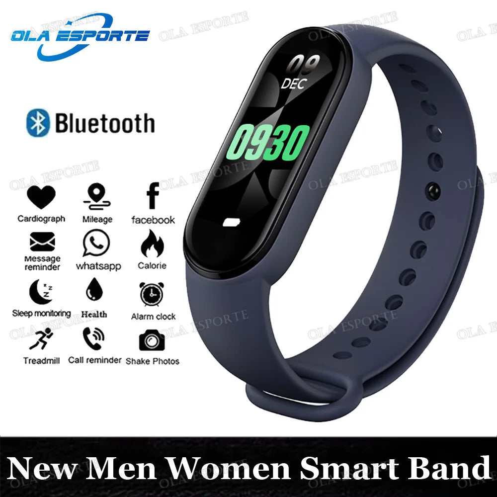 10-Pack Smart Fitness Band | Heart Rate, Sleep & GPS Tracker