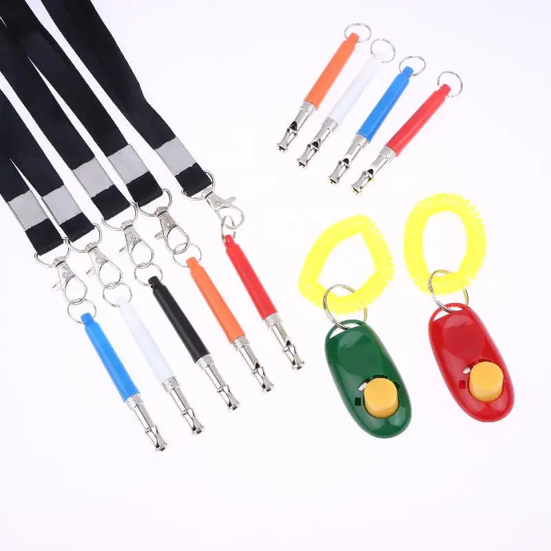 1Pcs Adjustable Ultrasonic Dog Whistle with Cord Silent Barking Control Pet Training Supplies Discipline Flute for Dogs Oasis Select