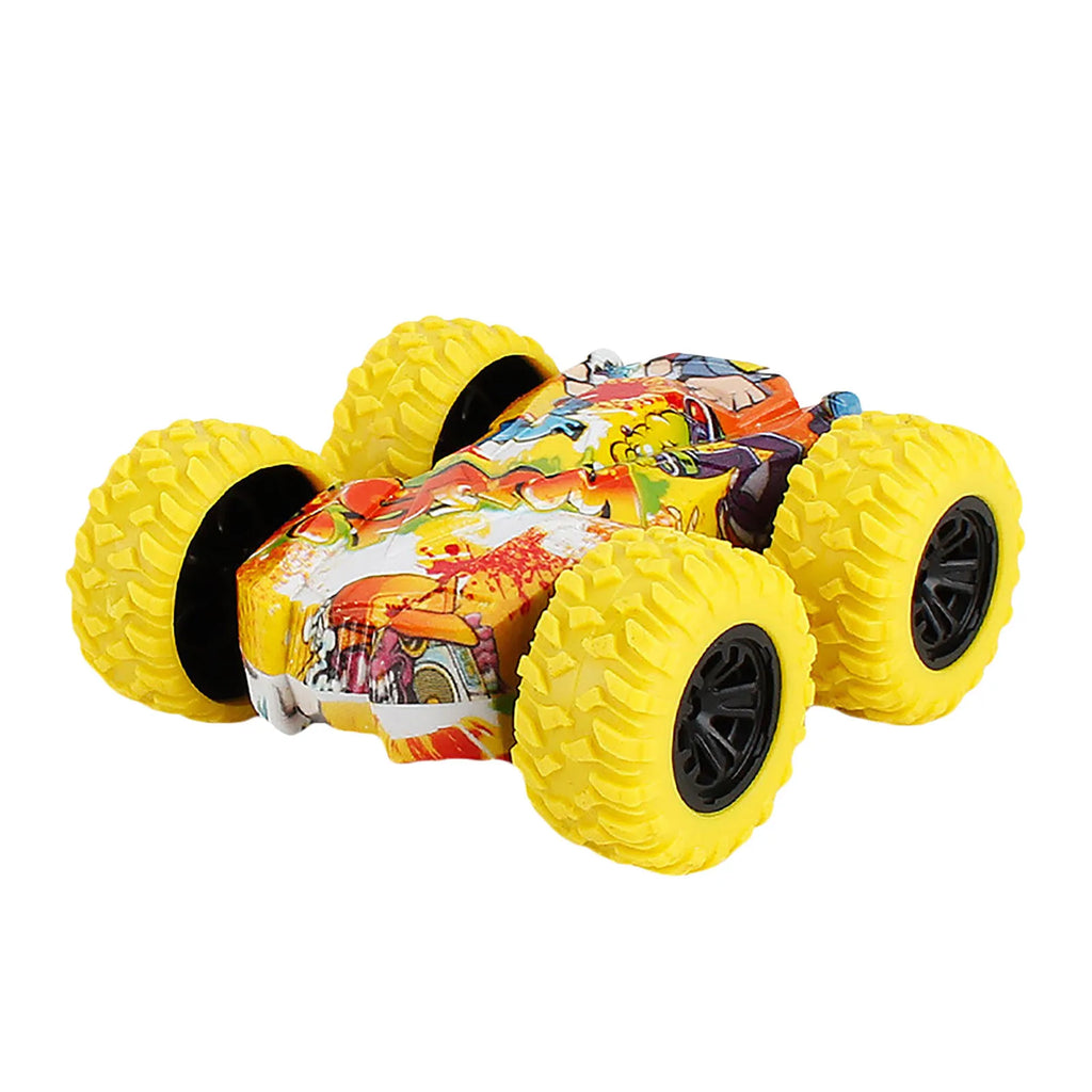 Double-Sided Inertia Off-Road Toy Car for Kids – No Battery Inertia Toy Car Oasis Select Yellow