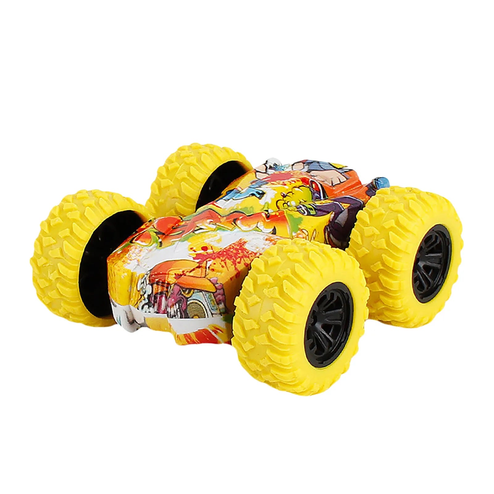 Double-Sided Inertia Off-Road Toy Car for Kids – No Battery Inertia Toy Car Oasis Select Yellow
