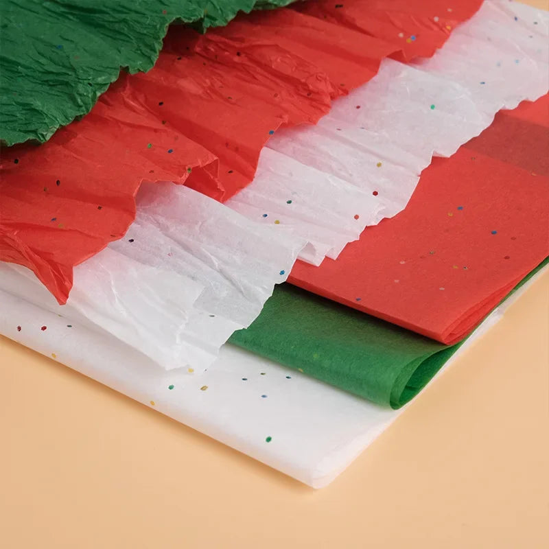 20/36 sheets Christmas wrapping paper, thin paper, DIY inner and outer wrapping paper for Christmas gifts gift protective paper Oasis Select