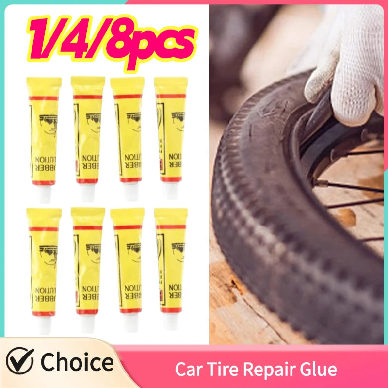 Car & Bike Tire Repair Glue – Waterproof Rubber Adhesive