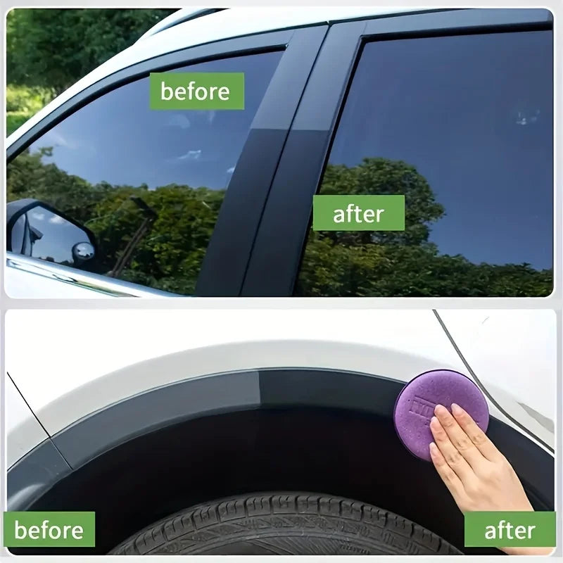 Car Tire Wax – Darkening, Brightening & Crack Prevention