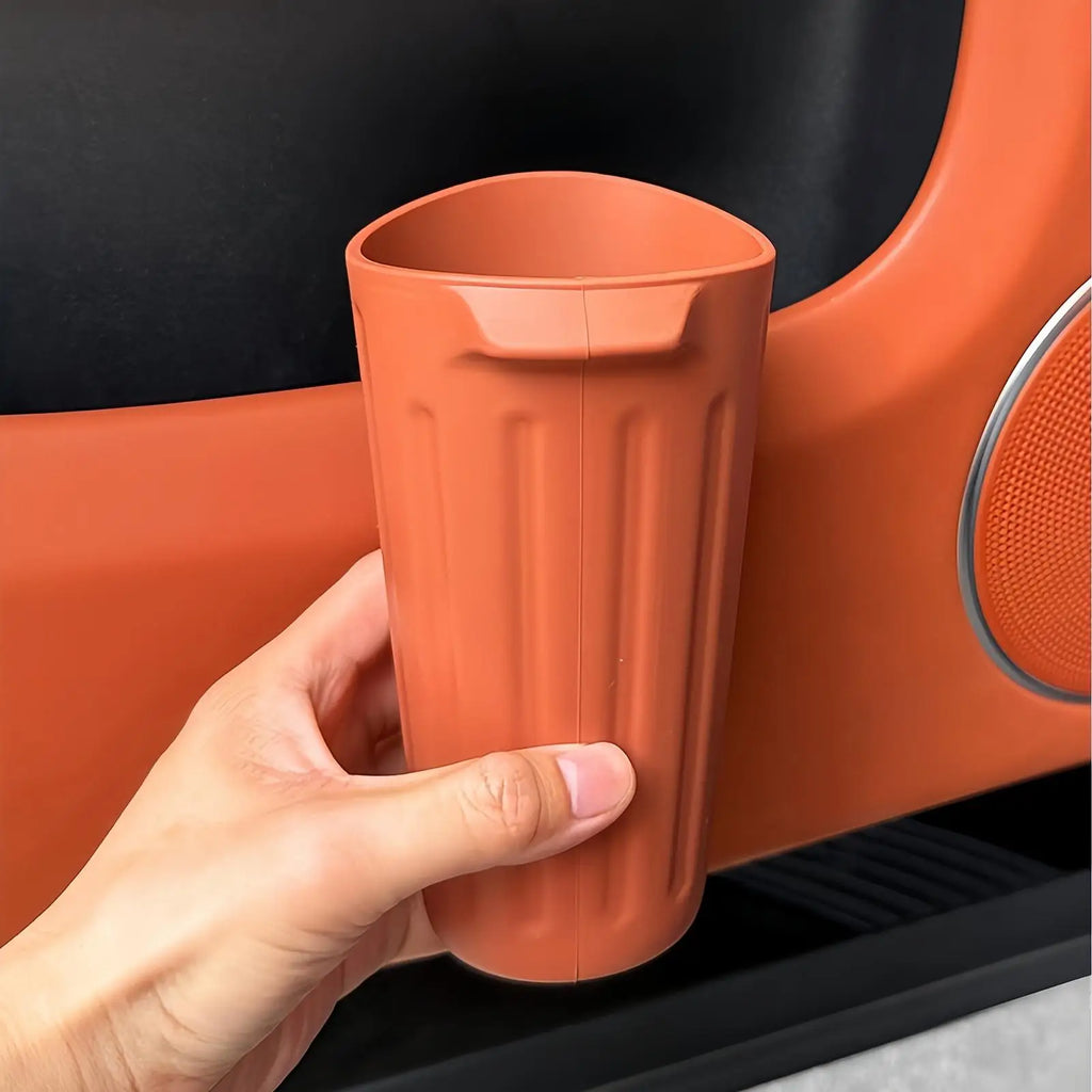 Universal Car Trash Bin Can Mini Auto Dust Organizer Car Interior Rubbish Bag Garbage Container Storage Box Bucket Auto Accessor Oasis Select