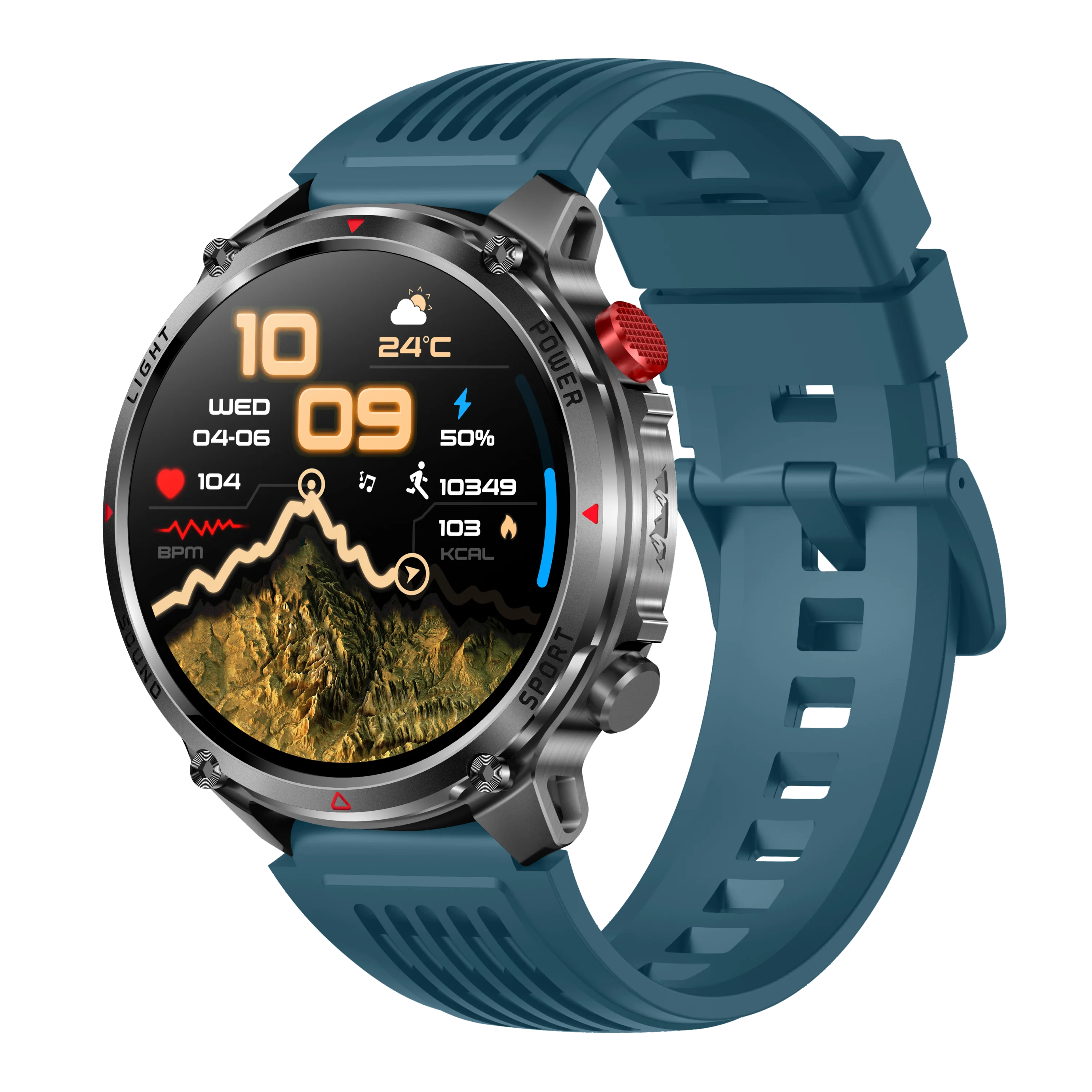 MINGCC 1.7" Smartwatch – BT Calling, Compass & LED Flashlight