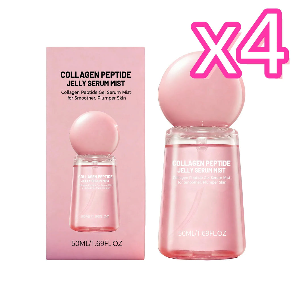 Collagen Peptides Jelly Serum Mist | Hydrating Face Spray 50ml Face Serum Mist Oasis Select 50ml Boxed x 4