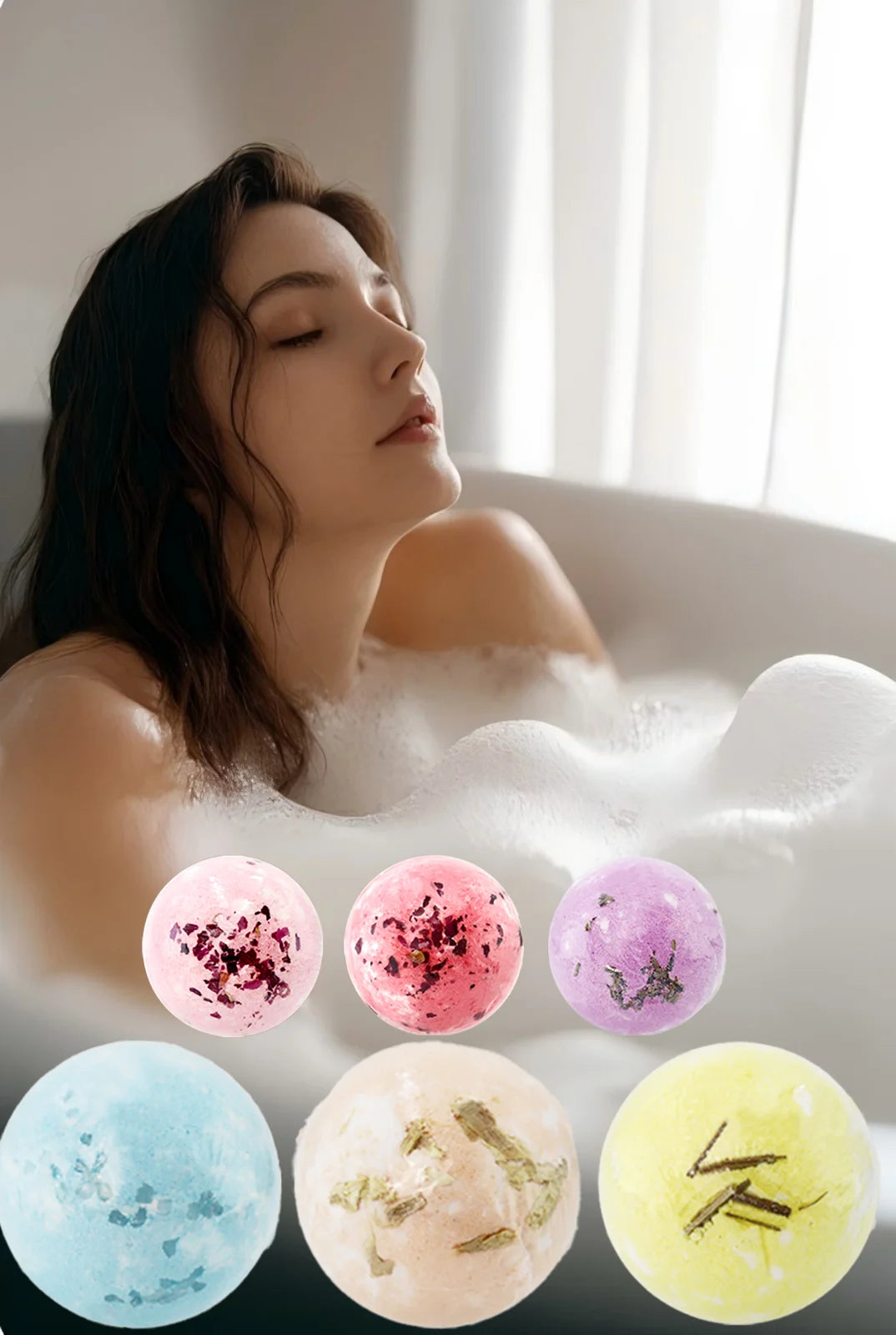 6-Piece Lavender Epsom Salt Bath Set – Women's Spa Gift Spa Bath Gift Set Oasis Select
