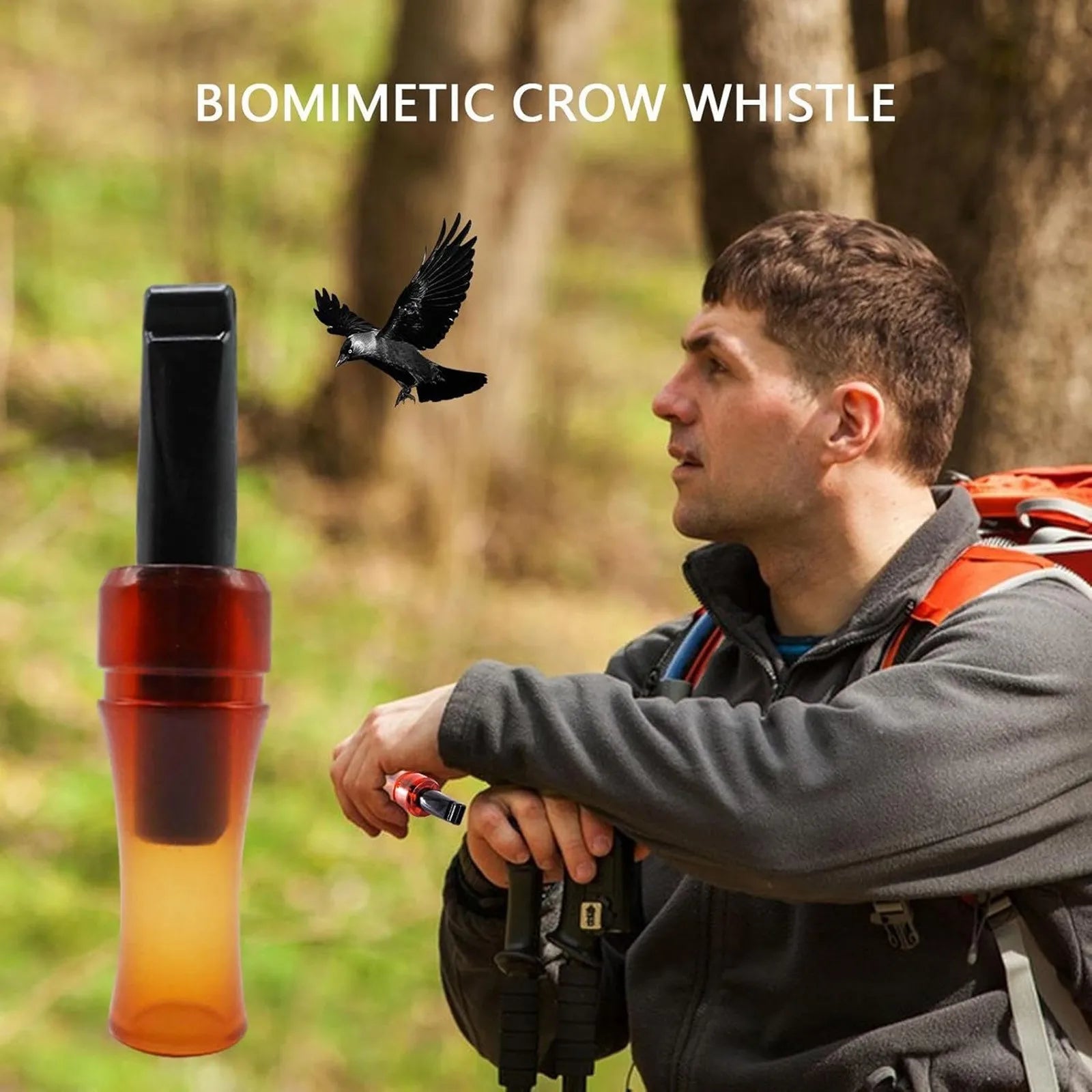Crow Call Hunting Whistle – Realistic Decoy Bird Caller Hunting Decoy Whistle Oasis Select