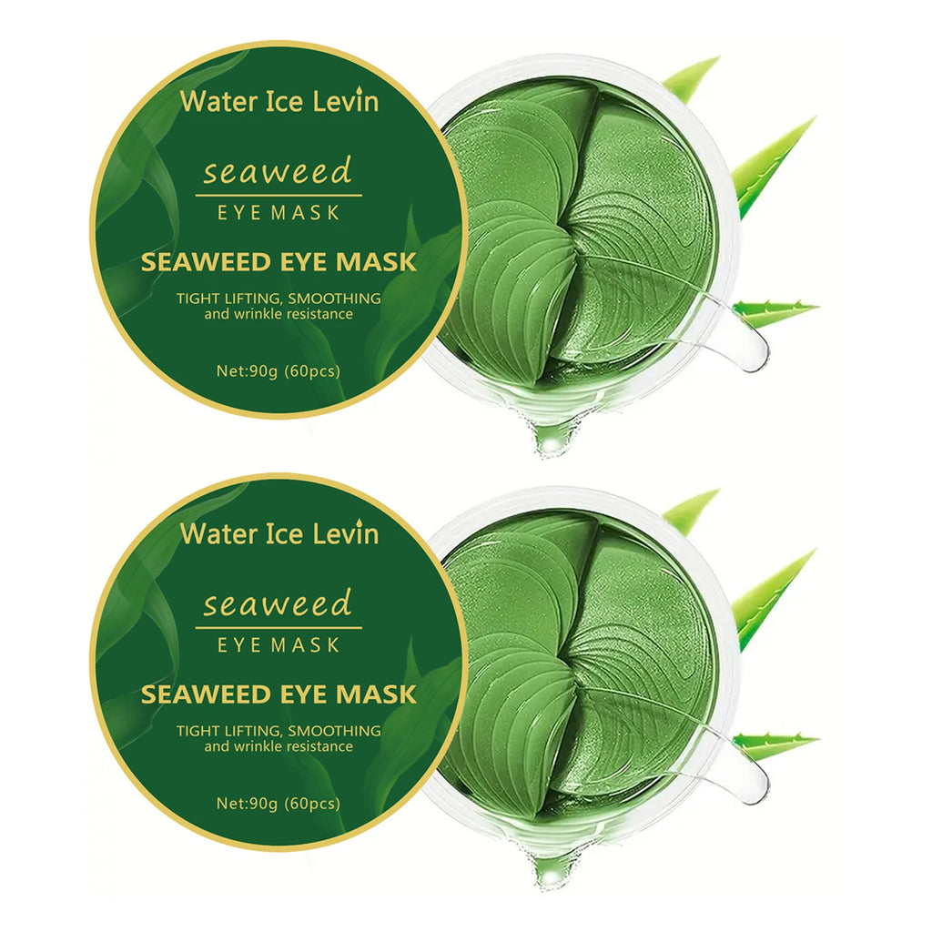 60pcs seaweed hyaluronic acid eye mask to remove dark circles collagen eye patch facial care products Oasis Select 2pcs