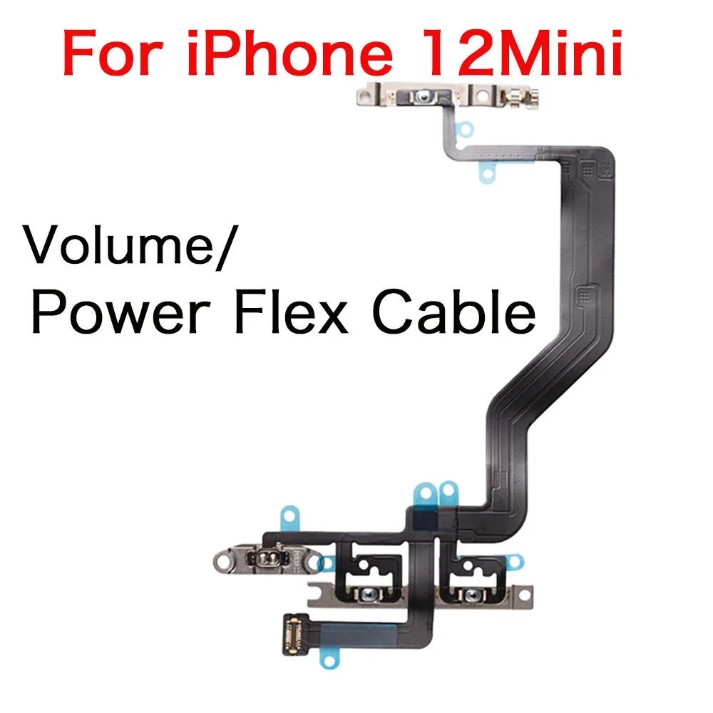 Power Volume Silent Flex Cable iPhone 11 12 Mini Pro Max