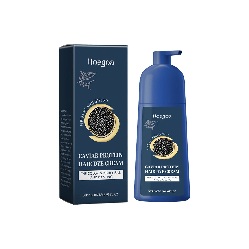 Caviar Hair Dye Cream Change Hair Color Long Lasting Black Brown Repair Gray Hair Safety Nourishing Permanent Hair Coloring Wax Oasis Select