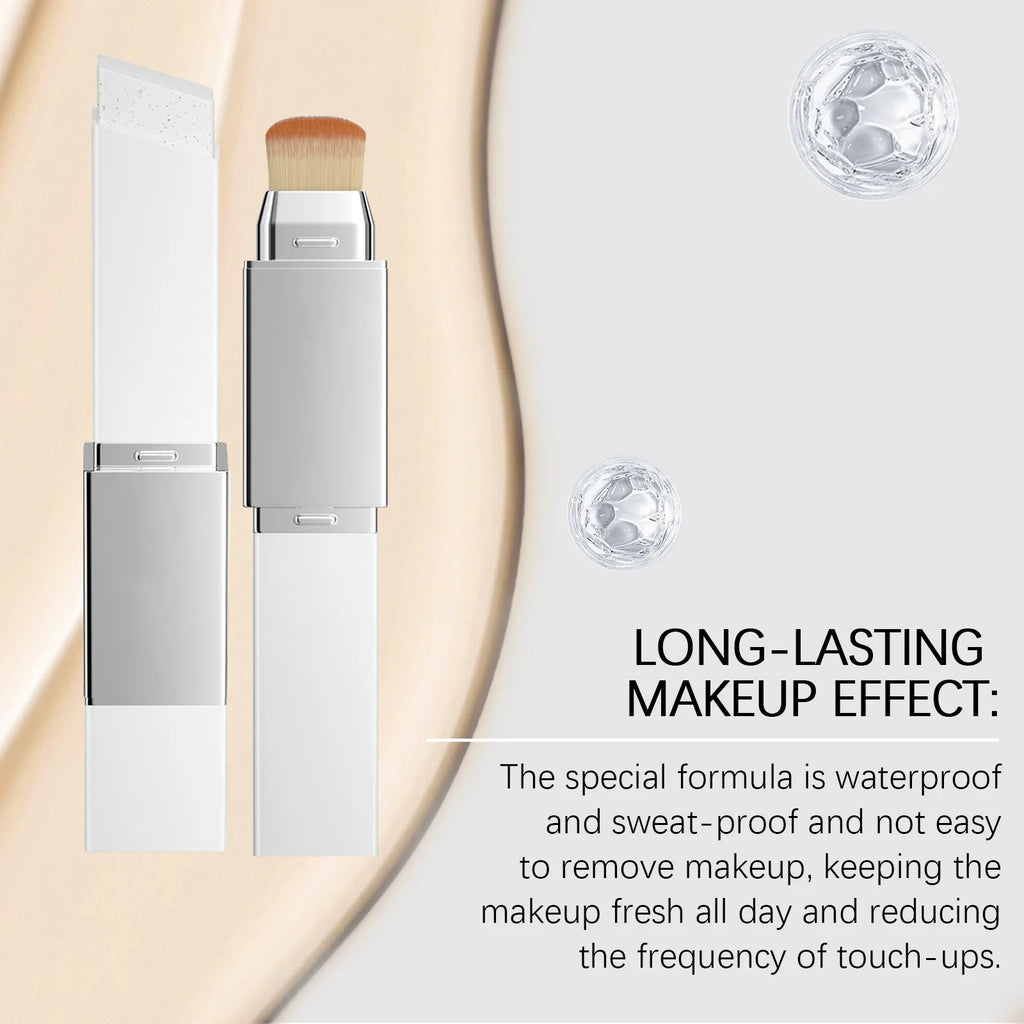 2 In 1 Color Changing Foundation Natural Look Match Face Tone Smoothing Skin Hide Face Blemish Oil Control Moisturize Concealer Oasis Select