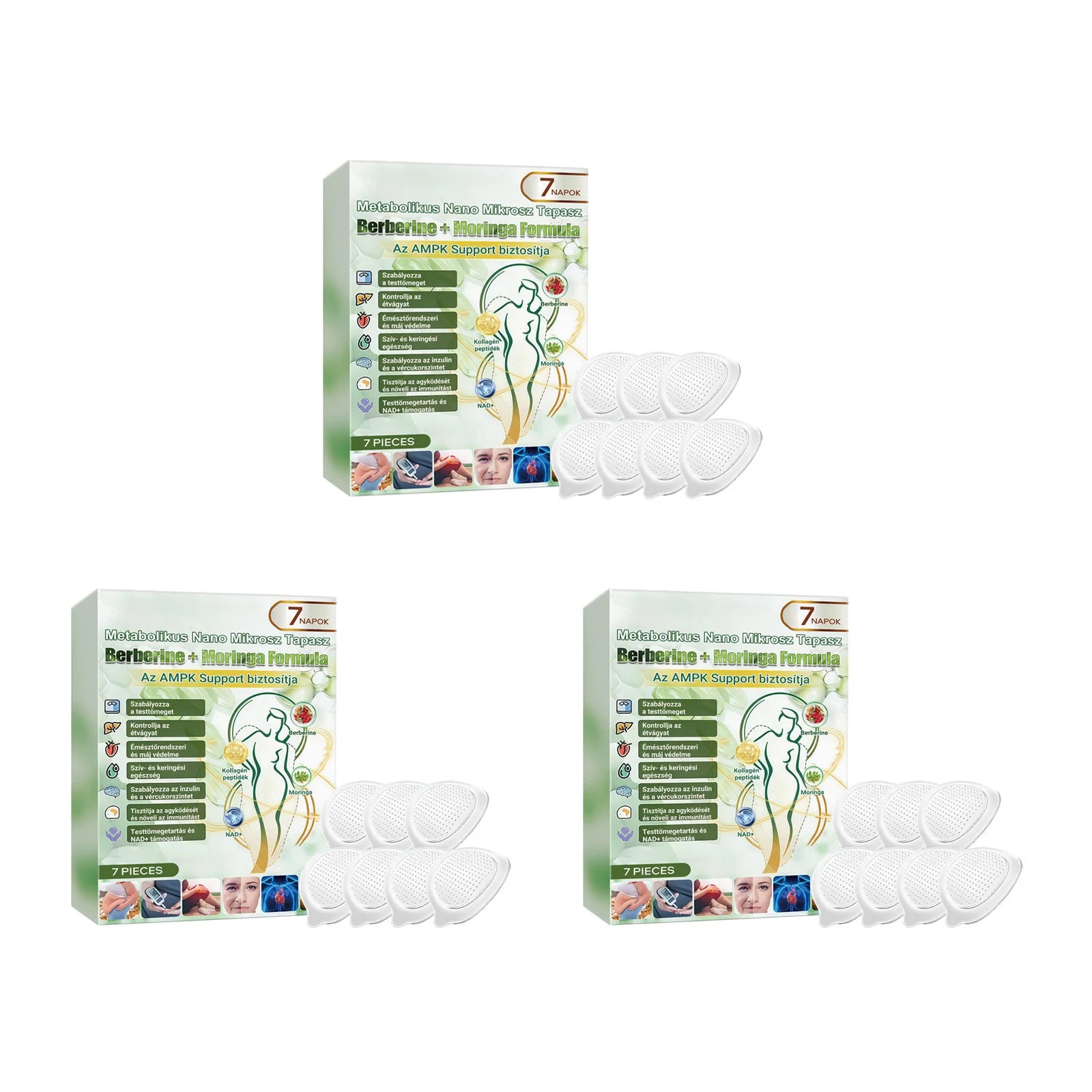 Advanced Nano Microneedle Patch For Body Skin External Application Care Sticker Breathable Daily Use Firming Skin Adhesion≤0.3mm Oasis Select 21pcs Boxed
