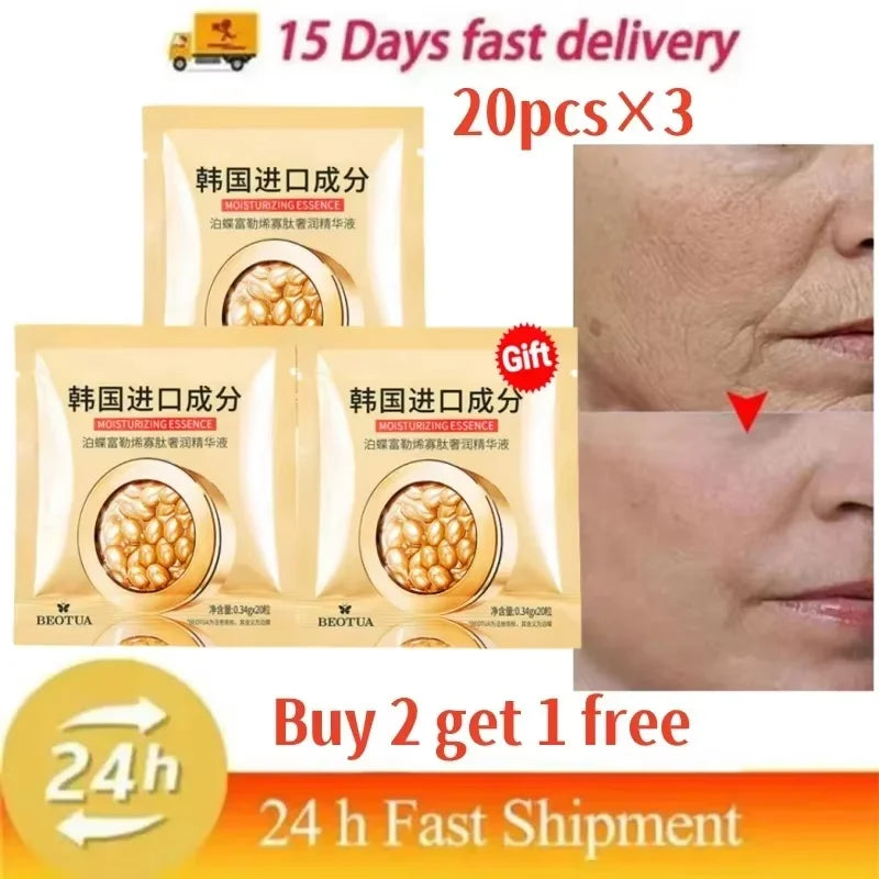 20-Pack Hyaluronic Acid Capsule Serum – Anti-Aging & Brightening Face Serum Capsules Oasis Select 60PCS-3 pack