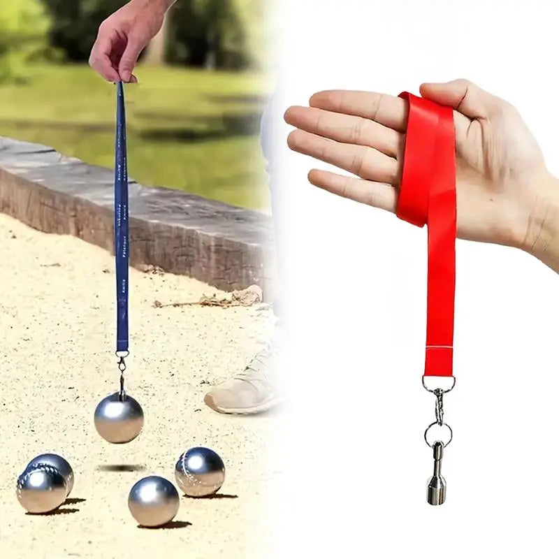 Magnetic Ball Thrower, Portable Ball Retriever, Ball Recovery Tool for Lawn, Outdoor Activities & Family Sports Parties Oasis Select
