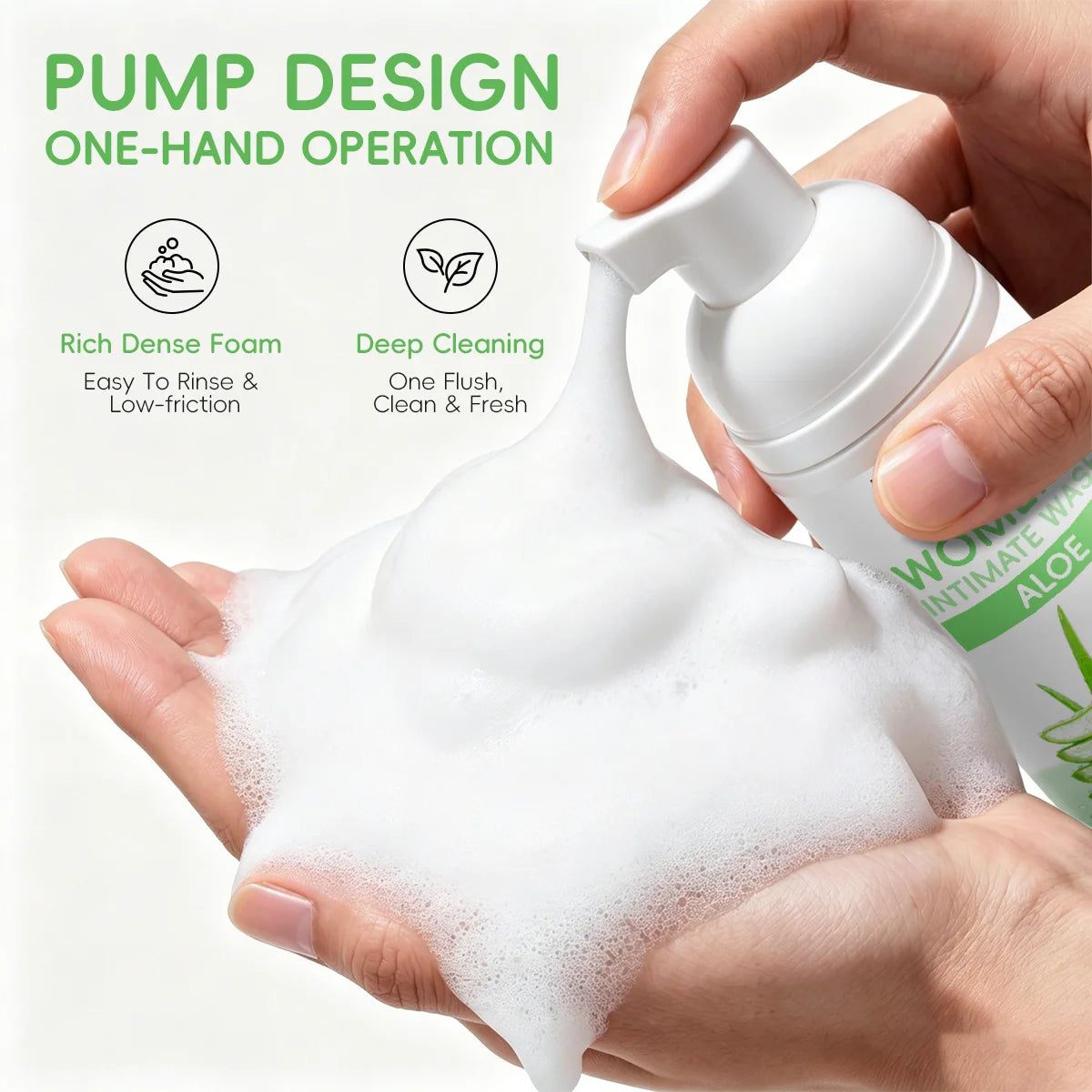 WOMEN'S INTIMATE WASH ALOE, Long-lasting freshness in womens body wash, rich lather, gentle on skin, controls odor cleanses skin Oasis Select