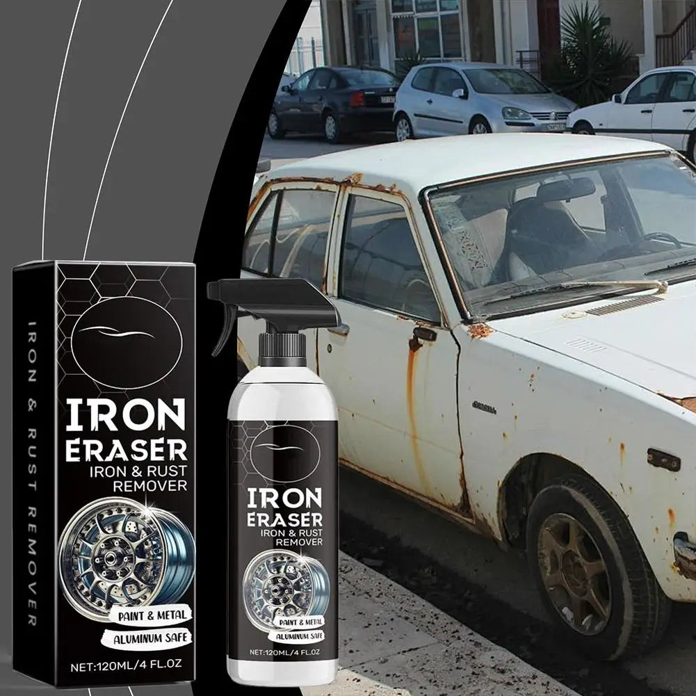 120ml Car Iron Remover Spray – Rust & Brake Dust Cleaner