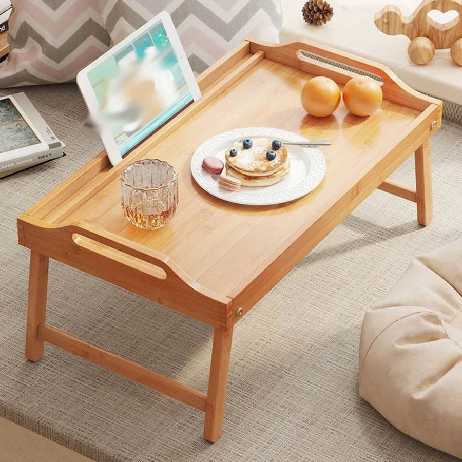Table Dessert Folding Tray Bedroom Breakfast Tray Desk Office Tea Tray Multifunctional Reading Rack Floor Computer Desk Board Oasis Select