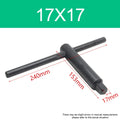 Milling Lathe Chuck Square Key Wrench Spanner Tool 8MM 10MM 12MM 14MM 17MM For CNC Router Engraving Milling Machines Oasis Select 17x17
