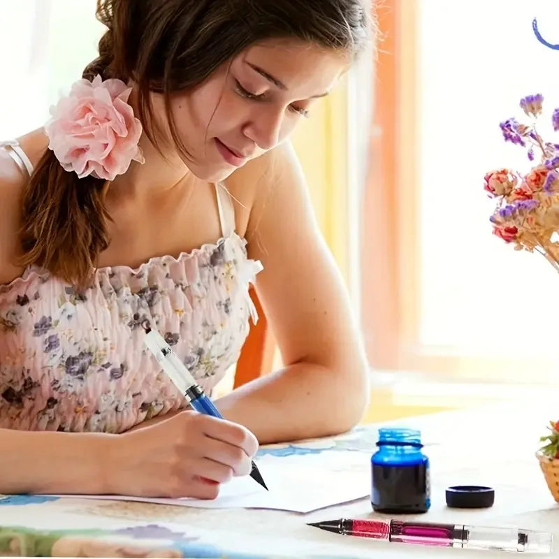 Color piston brushes, watercolor brushes, self-priming paint pens (mix your own paint) for painting, calligraphy and coloring Oasis Select